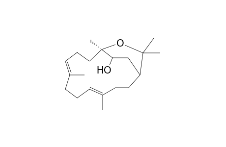 (1R,7E,11E)-4,15-Oxido-3-hydroxy-7,11-cembradiene