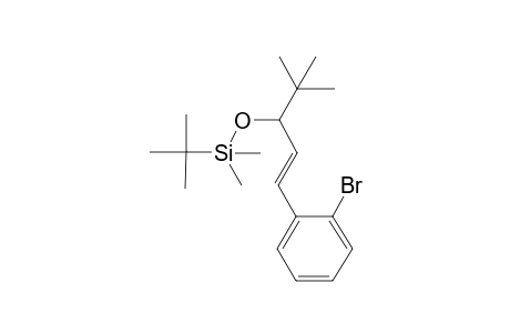 [(E)-1-(2-bromophenyl)-4,4-dimethyl-pent-1-en-3-yl]oxy-tert-butyl-dimethyl-silane