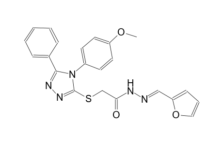 N'-[(E)-2-furylmethylidene]-2-{[4-(4-methoxyphenyl)-5-phenyl-4H-1,2,4-triazol-3-yl]sulfanyl}acetohydrazide