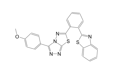 benzothiazole, 2-[2-[3-(4-methoxyphenyl)[1,2,4]triazolo[3,4-b][1,3,4]thiadiazol-6-yl]phenyl]-