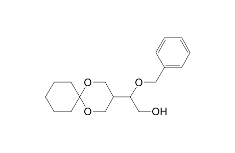 1,5-Dioxaspiro[5.5]undecane-3-ethanol, .beta.-(phenylmethoxy)-