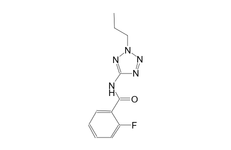 2-fluoro-N-(2-propyl-2H-tetraazol-5-yl)benzamide