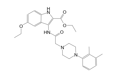 ethyl 3-({[4-(2,3-dimethylphenyl)-1-piperazinyl]acetyl}amino)-5-ethoxy-1H-indole-2-carboxylate