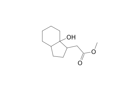 1H-Indene-1-acetic acid, octahydro-7a-hydroxy-, methyl ester
