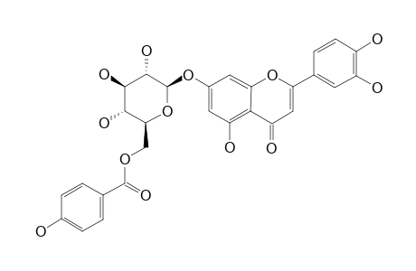 LUTEOLIN-7-O-(6''-PARA-BENZOYL-GLUCOPYRANOSIDE)