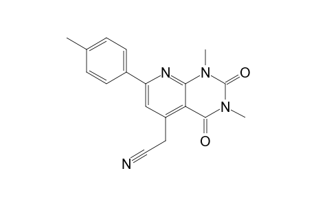 5-Cyanomethyl-7-(4-methylphenyl)-1,3-dimethyl-2,4-dioxopyrido[2,3-d]pyrimidine