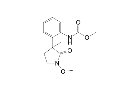 1-Methoxy-3-(2'-methoxycarbonylamino)phenyl-3-methyl-2-pyrrolidone