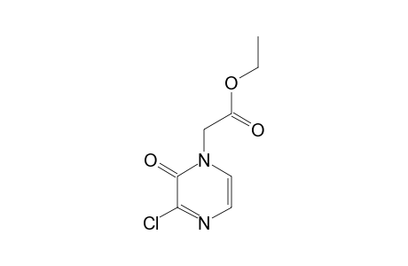 2-(3-chloro-2-keto-pyrazin-1-yl)acetic acid ethyl ester
