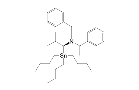 (S)-N-[1-(Tributylstannyl)-2-methylpropyl]-N-benzyl-1-phenylethylamine