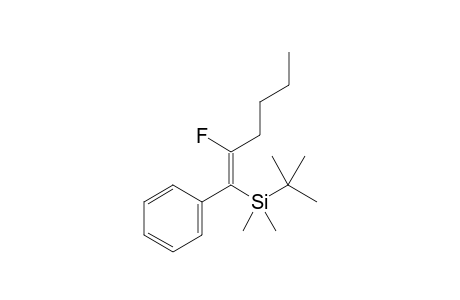 (E)-t-butyldimethylsilyl-2-fluoro-1-phenylhex-1-ene