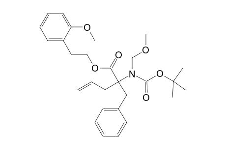 2-Benzyl-2-(tert-Butoxycarbonylmethoxymethylamino)-pent-4-enoic acid 2-(2-methoxyphenyl)ethyl ester