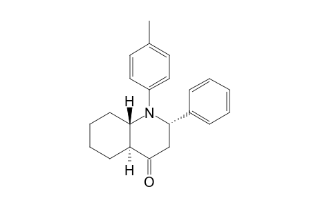 TRANS-ENDO-1-(4-METHYLPHENYL)-2-PHENYL-DECAHYDROQUINOLIN-4-ONE