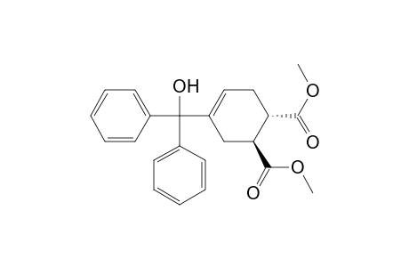 4-Cyclohexene-1,2-dicarboxylic acid, 4-(hydroxydiphenylmethyl)-, dimethyl ester, trans-