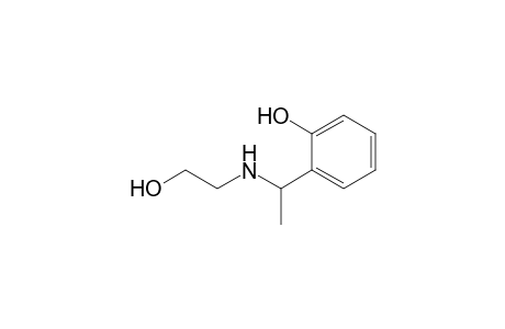 2-{1-[(2-Hydroxyethyl)amino]ethyl}phenol