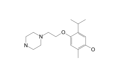1-HYDROXY-2-METHYL-4-[2-(PIPERAZIN-1'-YL)-ETHOXY]-5-ISOPROPYL-BENZENE