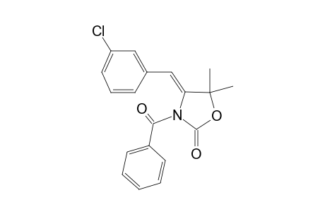 (Z)-3-Benzoyl-4-(3-chlorobenzylidene)-5,5-dimethyloxazolidin-2-one