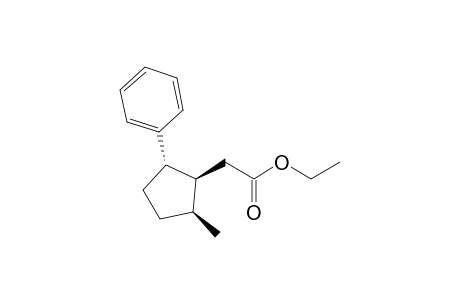 5S*-Methyl-2S*-phenylcyclopentane-1S*-acetic acid ethyl ester
