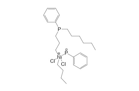 Butyl [3-(hexylphenylphosphino)propyl]phenylphosphane-P,P'}dichloronickel (II)