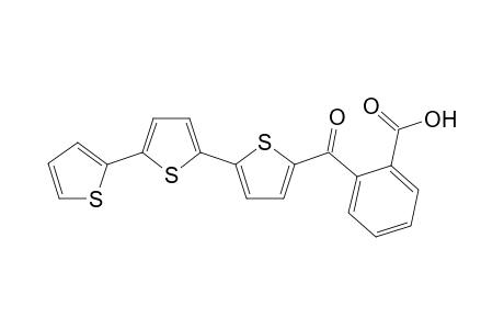 2-[5-(5-thiophen-2-ylthiophen-2-yl)thiophene-2-carbonyl]benzoic acid