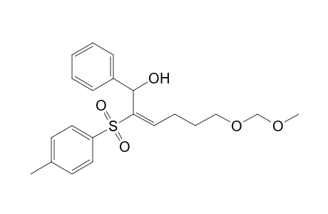(E)-6-(methoxymethoxy)-1-phenyl-2-(p-tolylsulfonyl)hex-2-en-1-ol