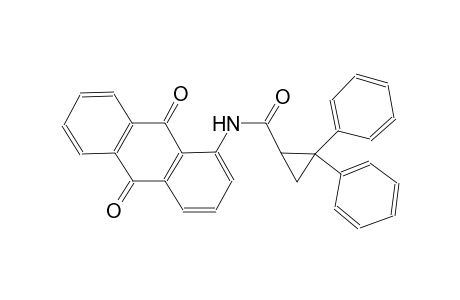 cyclopropanecarboxamide, N-(9,10-dihydro-9,10-dioxo-1-anthracenyl)-2,2-diphenyl-