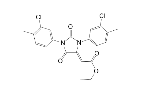 Ethyl (Z)-2-[1,3-Bis(3-chloro-4-methylphenyl)-2,5-dioxoimidazolidin-4-ylidene]acetate