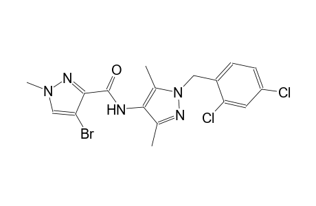 4-bromo-N-[1-(2,4-dichlorobenzyl)-3,5-dimethyl-1H-pyrazol-4-yl]-1-methyl-1H-pyrazole-3-carboxamide