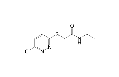 2-[(6-chloro-3-pyridazinyl)thio]-N-ethylacetamide