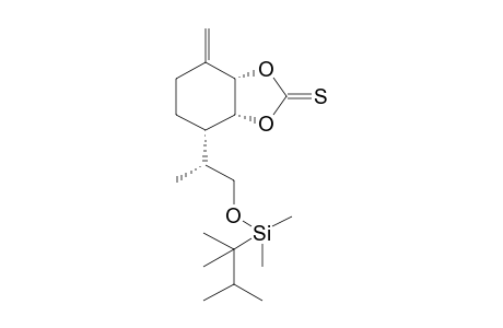(1'R,3aR,4S,7aS) 4-[2'-{[Dimethyl(1",1",2"-trimethylpropyl)silyl]oxy}-1'-methylethyl}-hexahydro-7-methylene-1,3-benzodioxol-2-thione