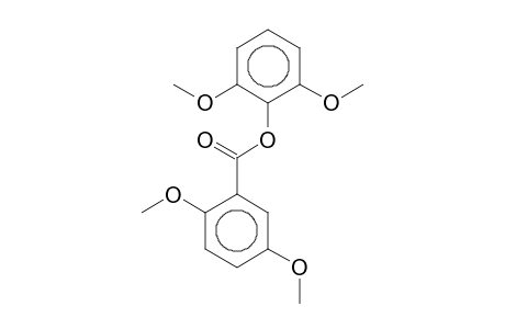 2,5-Dimethoxy-benzoic acid, 2,6-dimethoxy-phenyl ester