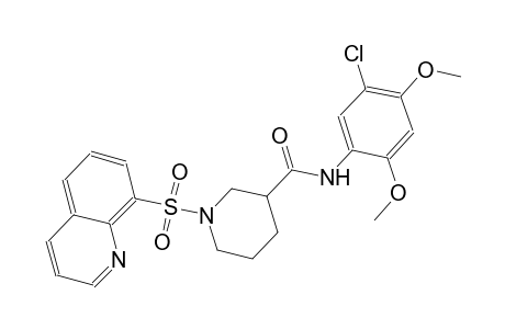 3-piperidinecarboxamide, N-(5-chloro-2,4-dimethoxyphenyl)-1-(8-quinolinylsulfonyl)-