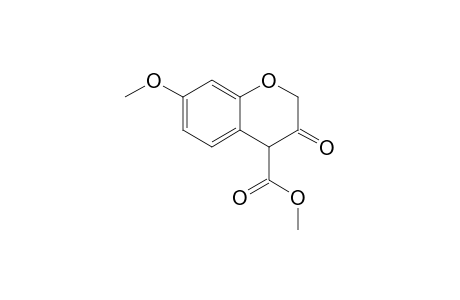 7-Methoxy-4-methoxycarbonyl-2H-1-benzopyran-3(4H)-one