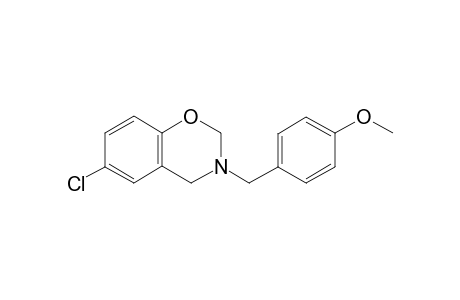 6-Chloranyl-3-[(4-methoxyphenyl)methyl]-2,4-dihydro-1,3-benzoxazine