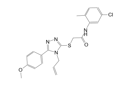 2-{[4-allyl-5-(4-methoxyphenyl)-4H-1,2,4-triazol-3-yl]sulfanyl}-N-(5-chloro-2-methylphenyl)acetamide