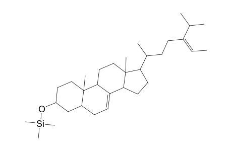 Silane, trimethyl[[(3.beta.)-stigmasta-7,24(28)-dien-3-yl]oxy]-
