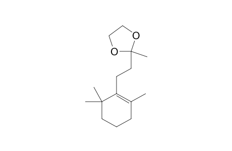 2-METHYL-2-[2-(2,6,6-TRIMETHYLCYCLOHEX-1-ENYL)VINYL][1,3]DIOXOLANE