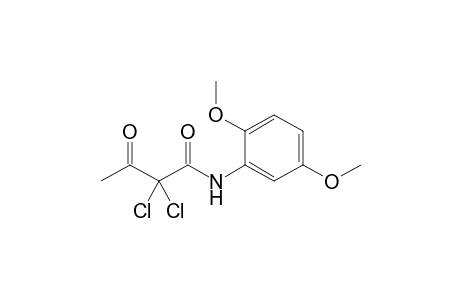 2,2-Dichloro-N-(2,5-dimethoxyphenyl)-3-oxobutanamide