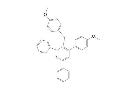 3-((p-methoxyphenyl)methyl)-2,6-diphenyl-4-(p-methoxyphenyl)pyridine