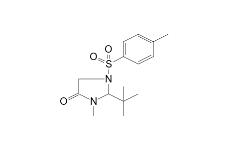 2-t-Butyl-3-methyl-1-(toluene-4-sulfonyl)imidazolidin-4-one