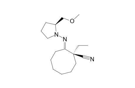 (S,S)-1-(2-Cyano-2-ethylcyclooctylideneimino)-2-methoxymethylpyrrolidine