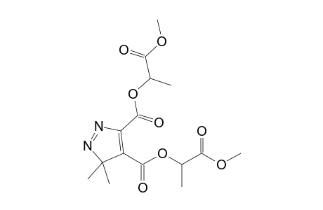 bis[1'-(Methoxycarbonyl)ethyl] 3,3-dimethyl-3H-pyrazole-4,5-dicarboxylate