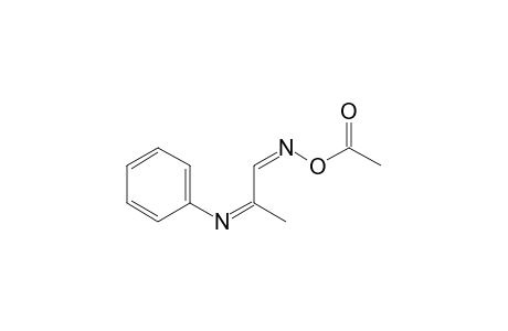 Propanal, 2-(phenylimino)-, O-acetyloxime