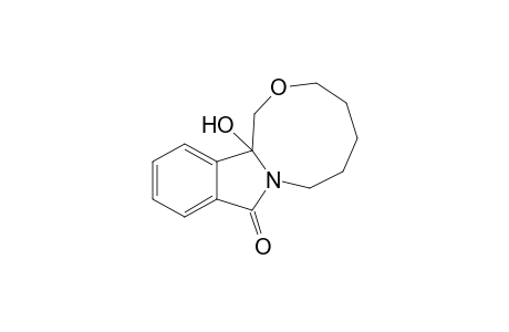13b-Hydroxyhexahydroisoindolo[2,3-f]oxazonine-9-one