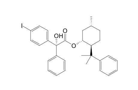 (1R,2S.5R)-5-Metrhyl-2-(1-methyl-1-phenylethyl)cyclohexyl (R)-.alpha.-Hydroxy-.alpha.-(4-iodophenyl) benzeneacetate