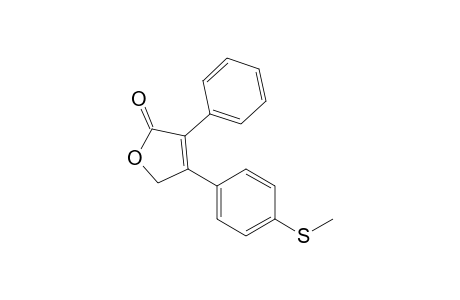 3-(4-Methylsulfanylphenyl)-4-phenyl-2H-furan-5-one