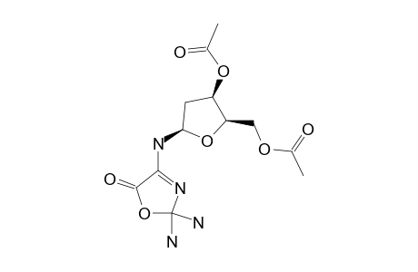 2,2-DIAMINO-4-[(3,5-DI-O-ACETYL-2-DEOXY-BETA-D-ERYTHRO-PENTOFURANOSYL)-AMINO]-5-(2H)-OXAZOLONE
