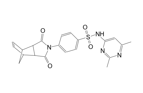 N-(2,6-dimethyl-4-pyrimidinyl)-4-(3,5-dioxo-4-azatricyclo[5.2.1.0~2,6~]dec-8-en-4-yl)benzenesulfonamide