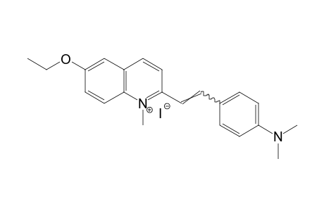 2-[p-(dimethylamino)styryl]-6-ethoxy-1-methylquinolinium iodide