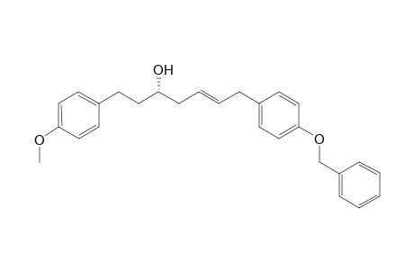 (+)-(3S,5E)-7-[4-(Benzyloxy)phenyl]-1-(4-methoxyphenyl)hept-5-en-3-ol