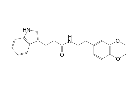 1H-indole-3-propanamide, N-[2-(3,4-dimethoxyphenyl)ethyl]-